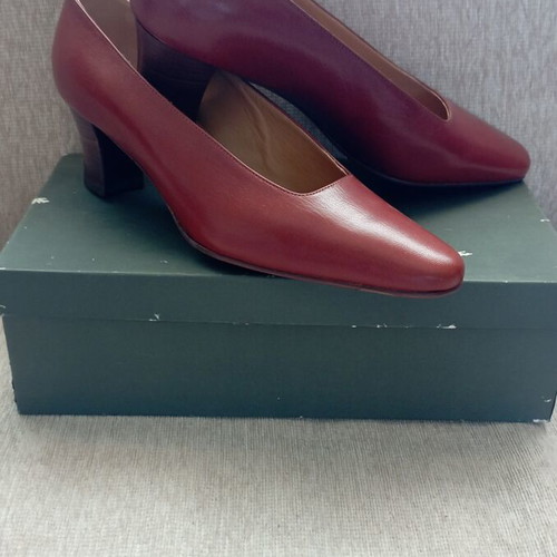 Haralas leather pumps, brown, size 38.5