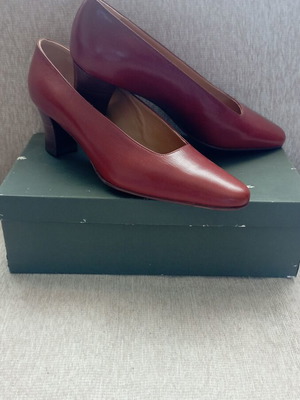 Haralas leather pumps, brown, size 38.5