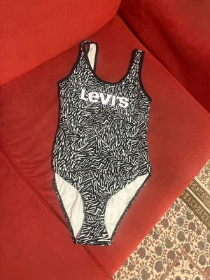 Κορμάκι γυμναστικής Levi‘s καινούργιο, ασπρόμαυρο, Small