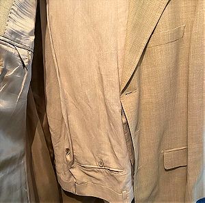 κουστούμι PRINCE OLIVER χρωμα μπεζ no 52 το σακακι 50 το παντελονι