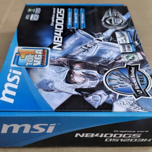 MSI N8400GS graphics card sealed, new
