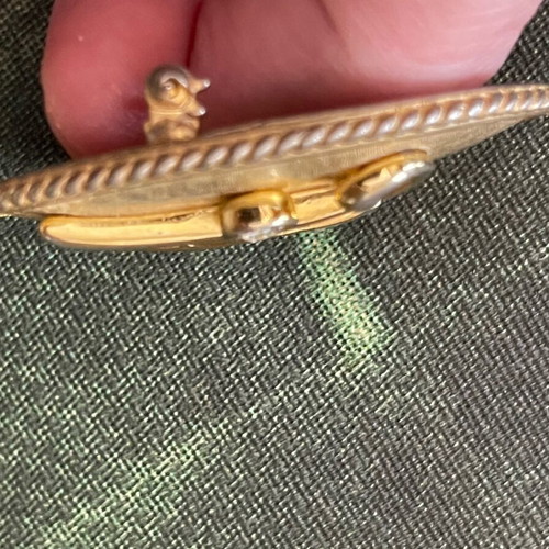 French large brooch like new vintage custom jewellery