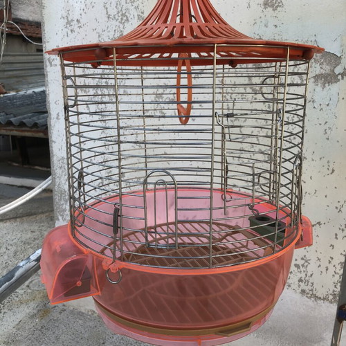Round metal small bird cage, new