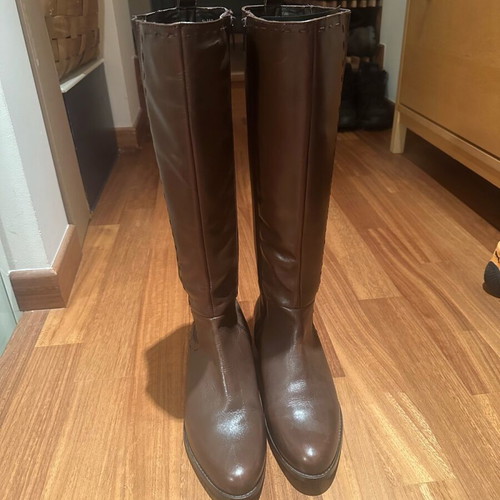 Brown riding boots size 38 like new