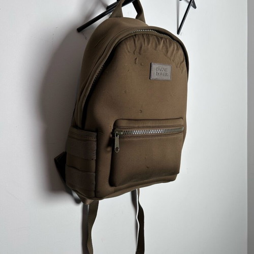 Dagne Dover Dakota Olive Green Backpack Dakota Neoprene Backpack | Everyday & Travel Neoprene Backpack main image 4