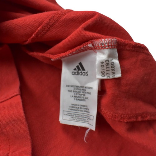 Adidas vintage red T-shirt used, size small