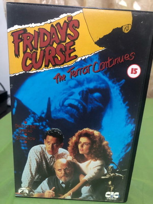 Friday’s Curse: The Terror Continues βιντεοκασέτα μεταχειρισμένη, horror