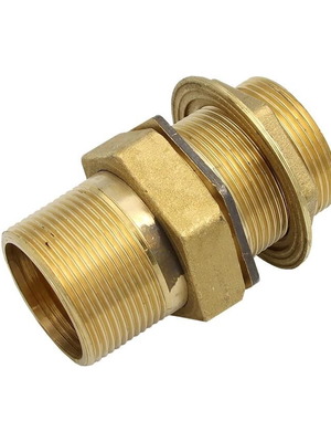 Tank fitting 1 1/2 inch new, brass heavy-duty type