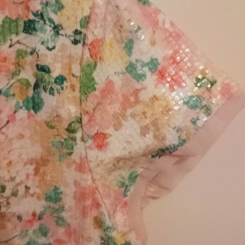 Mayoral short-sleeve shift dress for 16 years old, like new, multicolor