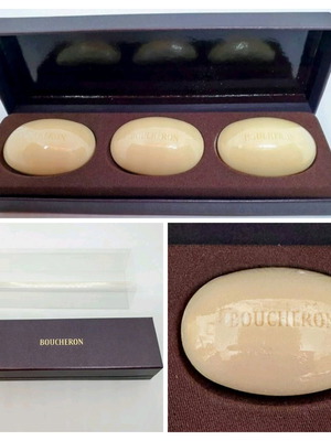 Σετ 3 αρωματικά σαπούνια Boucheron Paris καινούργιο