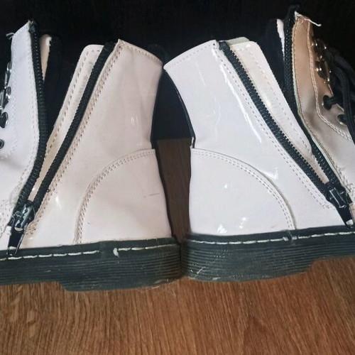 Adams kid's boots used, size 30, white and pink