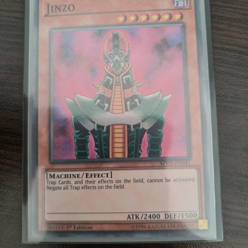 Yu-Gi-Oh Jinzo Super Rare Card like new