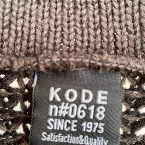 Men's knitted cardigan gray XL like new