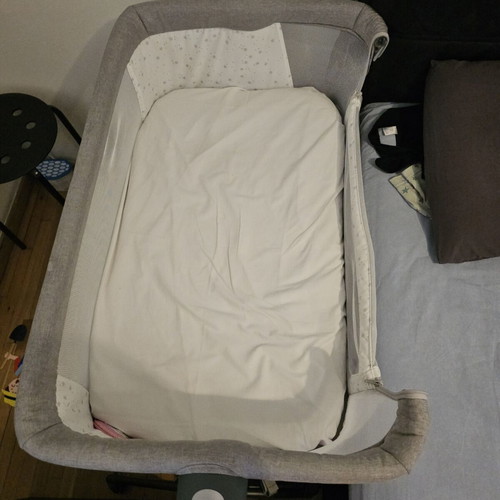 Chipolino Amore Mio cradle like new, adjustable height, grey