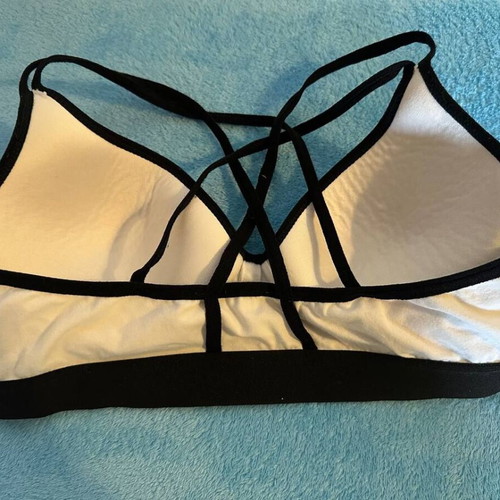 Love Fitness sports bra size S/M like new, white with black details