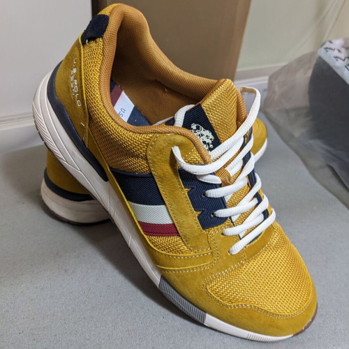 U.S. Polo Assn. Clem yellow sneakers size 42 like new