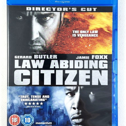 Law Abiding Citizen Blu-ray like new with English subtitles