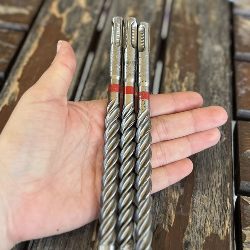 Hilti TE-CX 12 SDS Plus concrete hammer drill bits set of 3, new