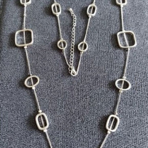 Steel Necklace Snake Chain like new, 94 cm
