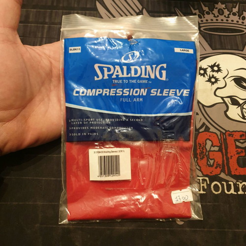 Spalding Compression Sleeve elastic arm sleeve new size Large