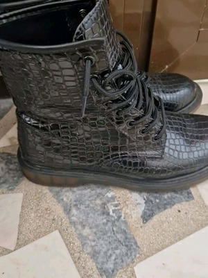 Women's boots used, black, size 41