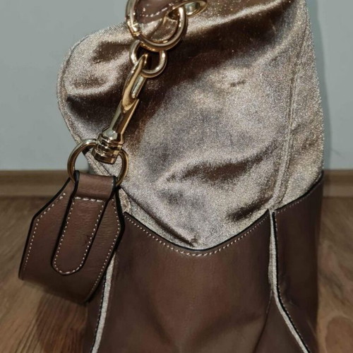 Migato shoulder bag new, brown and gold