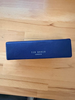 Θήκη γυαλιών Ted Baker London καινούργια, μπλε και πορτοκαλί