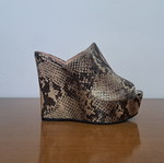 Jeffrey Campbell Mansfield γκρι snake πλατφόρμες καινούργιες, νούμερο 37