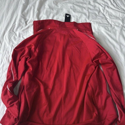 Adidas jacket new, red, size M
