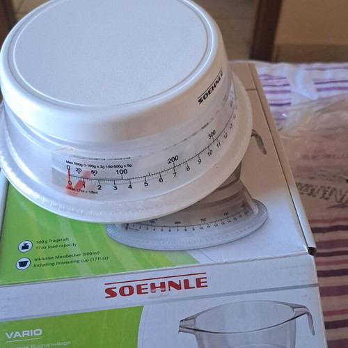 Soehnle analog kitchen scale used, up to 500g