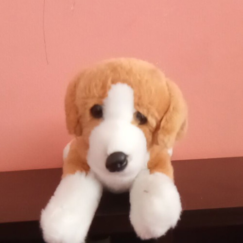 Dog toy like new, very cute and fluffy