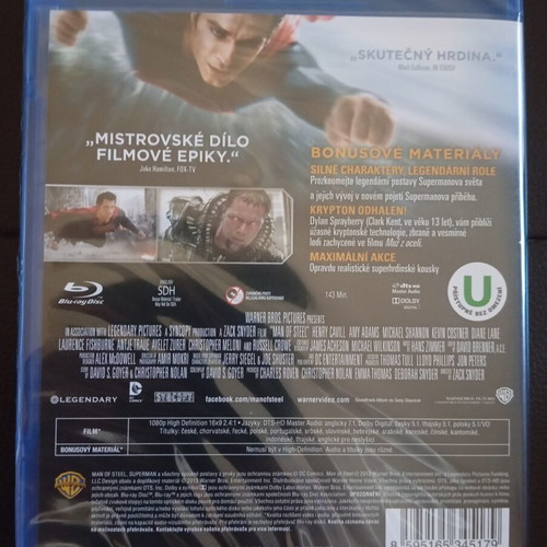 Man of Steel Blu-Ray new with Greek subtitles