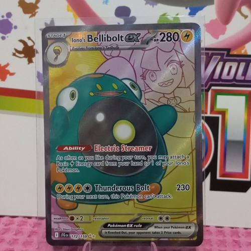 Iono's Bellibolt ex (JTG 172) Pokemon card Journey Together