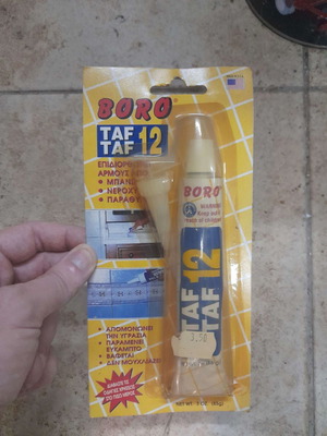 Boro Taf-Taf 12 Anti-Mold Silicone White new