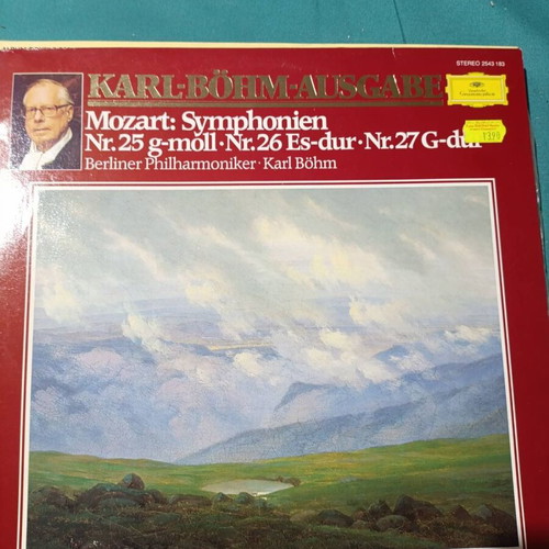 Mozart Symphonies Nr. 25, 26, 27 vinyl record