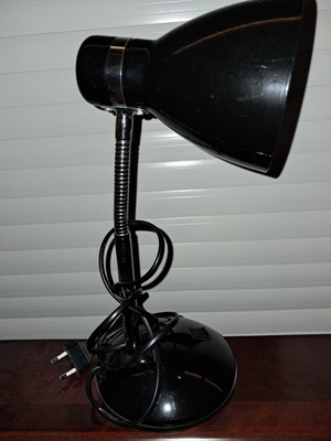 Black desk lamp with flexible arm like new
