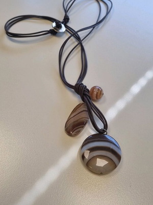 Athens Protasis pendant necklace like new with stones