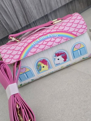 My Little Pony Shoulder Bag 40th Anniversary New with Fuchsia Strap