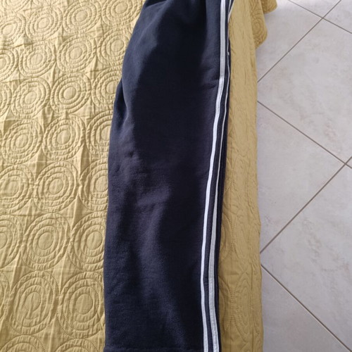 Adidas φόρμα large μεταχειρισμένη, μαύρο και άσπρο