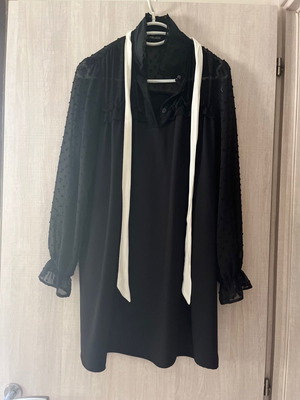 Zara mini dress used, size S, black