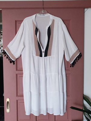 MissLook Boho Tunic Dress like new, size XXL, black and white