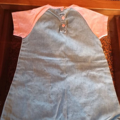 Children's denim dresses for 18 months like new, pack of two