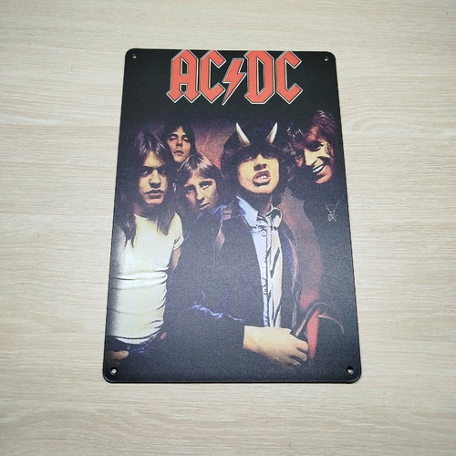 AC|DC Aluminum Sign new with Highway to Hell cover