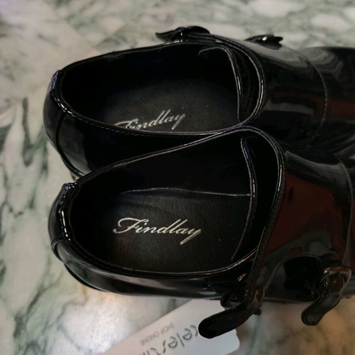 Celestino black patent shoes new with buckle size 36