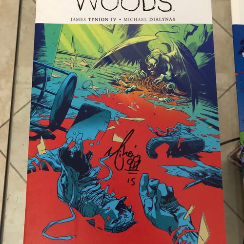 The Woods set of 8 comics new, signed by Michael Dialynas