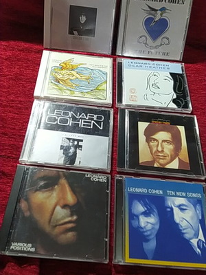 Leonard Cohen 8 CD set like new, pop genre