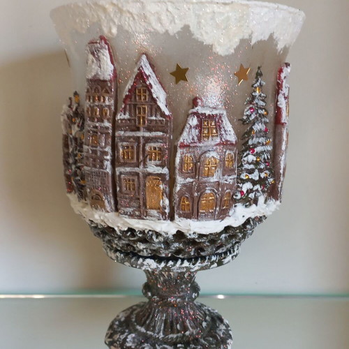 Handmade Christmas decoration vase new with lighting