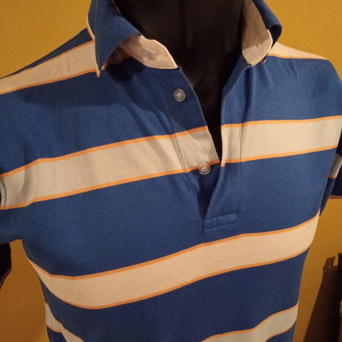 Claudio Ferrante striped men's polo shirt like new, size M