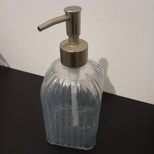 Glass Soap Dispenser Used With Plastic Pump 400ml