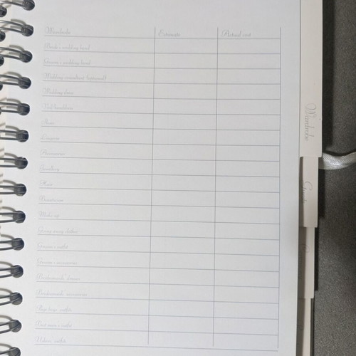 Wedding Planner Book new, detailed American style